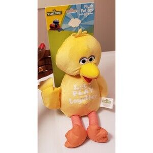 Sesame Street Big Bird Stuffed Plush Pet Amusement Toy NWT